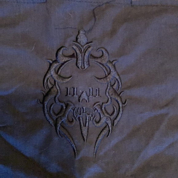Cotton garment bag with gorgeous embroidered logo - Picture 2 of 9